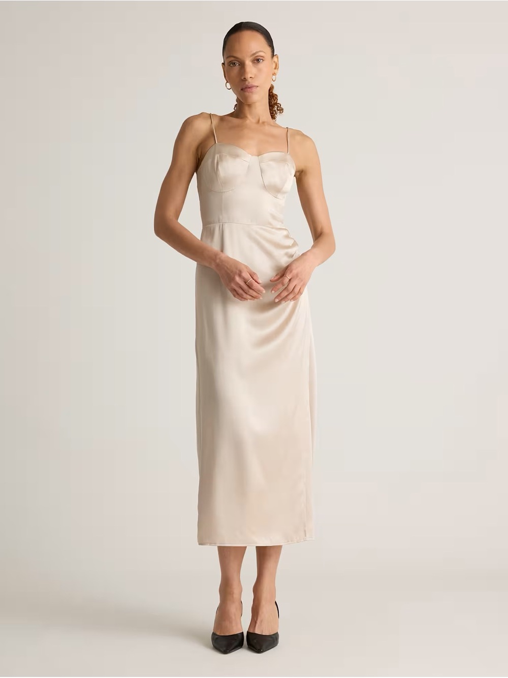 NWT 100% Washable Silk Sweetheart Dress
